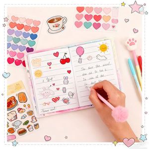 Carnet de notes personnalisé de luxe à couverture rigide en fourrure, de haute qualité, écologique, format A4 A5, pour l'école - Product Image 3