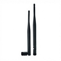 Antena Plegable de Goma para Hombre, 315/433/868/915MHz, Ganancia de 5dBi, Montaje con Tornillo, Potencia de Entrada de 50W, Visibilidad Mejorada para Motores de Búsqueda