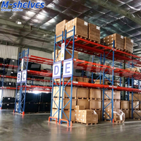 Étagère de stockage en acier pour entrepôt, système de rayonnage à palettes pour charges lourdes, stockage de marchandises palettisées en entrepôt