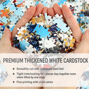 Rompecabezas de Sublimación de Papel de Lujo para Adultos, Personalizado por <span class=keywords><strong>el</strong></span> Fabricante, en Blanco, de 300, 500 y 1000 Piezas, para Pintar Arte - Product Image 2