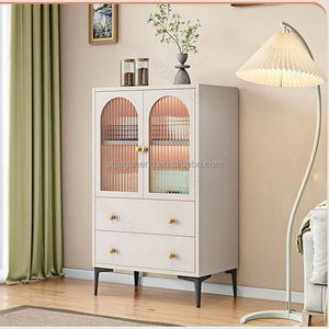 סלון בסגנון נורדי-סלון מודרני עמיד רב-פונקציונלי קיר אחסון רכוב - Product Image 2