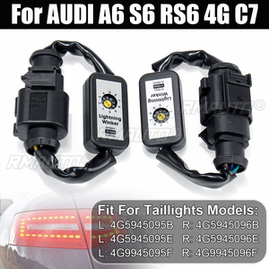 ชุดสายไฟโมดูลเพิ่มไฟเลี้ยวแบบไดนามิก LED 2 ชิ้น สำหรับ AUDI A6 S6 RS6 4G C7 ไฟท้ายซ้ายและขวา - Product Image 1