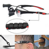 Loupes dentaires 2,5X / 3,5X Loupes binoculaires médicales chirurgicales à fixation sur la tête Lumière LED 5W Loupes dentaires avec boîte en métal