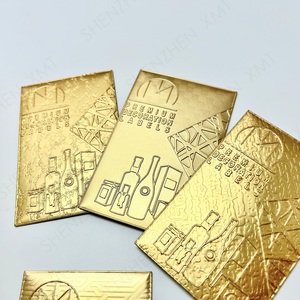 Biểu tượng tùy chỉnh khắc nhôm nameplates Vàng chai nước hoa nhãn dập lụa màn hình in ấn kỹ thuật cho cá nhân - Product Image 1