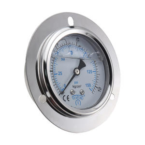 Pengukur tekanan 60mm pelat putar 1/4PT konektor 150PSI 10kg rentang pengujian untuk udara <span class=keywords><strong>Gas</strong></span> Air bahan bakar cairan <span class=keywords><strong>Meter</strong></span> hidrolik sedang - Product Image 5