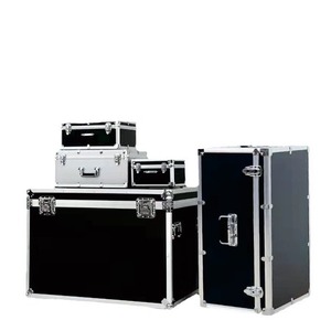 Valise d'aviation personnalisée en alliage d'aluminium 21 avec noyau en bois noir et surface ABS, personnalisable pour le rangement d'instruments - Product Image 3