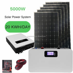 Sistema solar 10kVA 20KW Conjunto de paneles solares fotovoltaicos en la red y fuera de la red Sistema de 20kw con <span class=keywords><strong>kit</strong></span> de sistema solar de batería - Product Image 1
