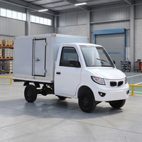 Camionnette fermée à basse vitesse avec caisse de chargement, mini-camion électrique de fret, 2 places, véhicule utilitaire électrique à énergie nouvelle