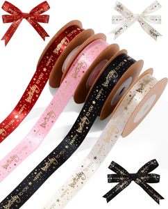 Cintas Decorativas Personalizadas Profesionales para Envolver Regalos, Varios Lazos con Banda Elástica - Product Image 2