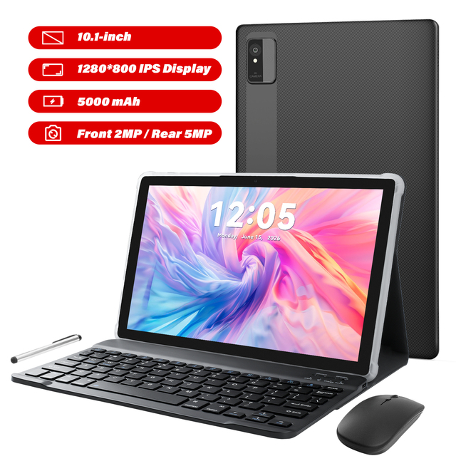 2026 New Higher 10.1 Inch Wifi Tablet Android 16 Penta Core Ram 4gb+4GB Rom 128gb Tablet