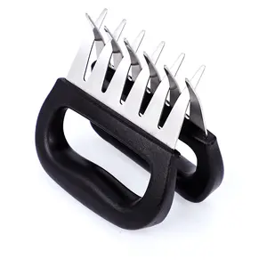 China Supplier Low MOQ Barbecue Fork Stainless Steel BBQ Pulled Pork Paws Metal Original Shredder Claws