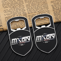 Ouvre-bouteille chaud aimant en alliage de zinc métal émail ouvre-bière Logo personnalisé lettre marque 2d 3D argent ouvre-bouteille avec magnétique