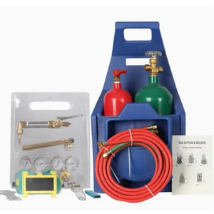 Kit de soudage industriel miniature Wq 01, torche en laiton, ensemble de bouteilles de gaz portables pour la découpe et la soudure à l'oxygène - Product Image 4