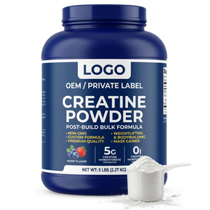 Creatina en Polvo para Aumentar Masa Muscular, Fórmula Personalizada Sin GMO, Calidad Premium, Venta al Por Mayor, para Fitness, Levantamiento de Pesas y Fisicoculturismo - Product Image 1