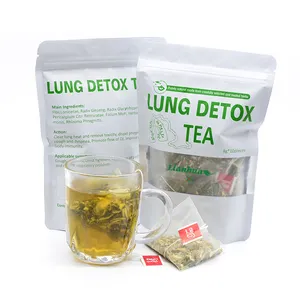 Paru detoks teh untuk pneumonia dengan Tiongkok 100% pembersih herbal organik alami untuk perawatan kesehatan perokok