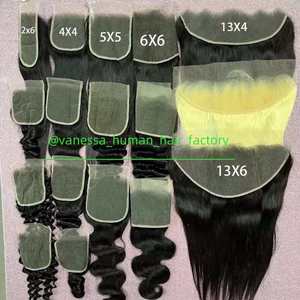 Parrucche da <span class=keywords><strong>10</strong></span> a 50 pollici in capelli indiani grezzi, con chiusure HD 5x5, 6x6, 9x6, frontali, con clip, con nastro adesivo, extension all'uncinetto, capelli ricci birmani - Product Image 6