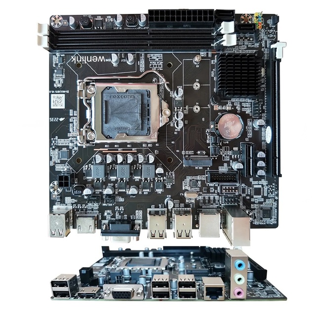 Cheap Desktop Ddr3 H61 Lga1155 Motherboard Nvme M.2 Port Gaming Motherboard