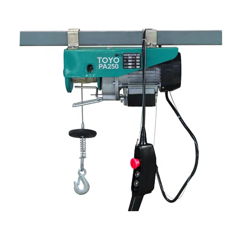 PA200 300 400 500 600 800 1000 1200 kg mini electric hoist Emergency switch button equipped