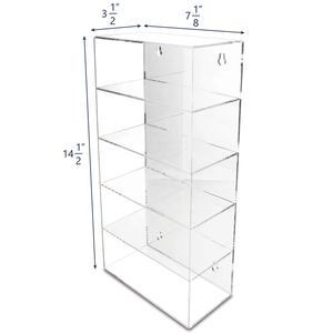 5 طبقات مخصصة كبيرة شفافة جدار واقية حالة عرض الشكل للبيع بالتجزئة - Product Image 2