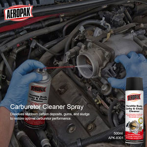Aeropak 500ml <span class=keywords><strong>Nettoyant</strong></span> pour voiture écologique en aérosol pour l'accélérateur, les freins et le carburateur, en boîte en fer blanc - Product Image 2