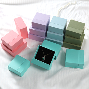 Biểu tượng tùy chỉnh trượt ngăn kéo đồ trang sức bao bì hộp giấy với satin cho Vòng Cổ Vòng kéo ra handmade lưu trữ đồ trang sức hộp - Product Image 4