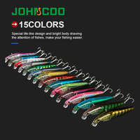 JOHNCOO — appât dur flottant en tungstène pour les ménés, système de poids en plastique, 2020mm, 15g, nouveau, 100