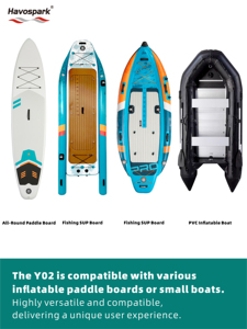 Portable facile <span class=keywords><strong>à</strong></span> installer accessoire de paddleboard debout super puissant télécommande Super endurance temps planche de SUP gonflable - Product Image 3