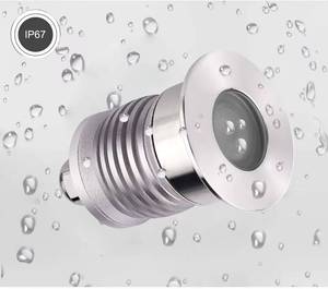 Outdoor IP67 waterproof 12-24V DC embedded LED <b>step</b> RGB dimmable underground <b>light</b> - Product Image 2
