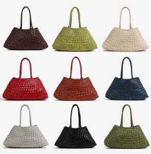 2025奢华纯正编织PU皮革肩包新设计女包，中国批发手工编织袋 - Product Image 6