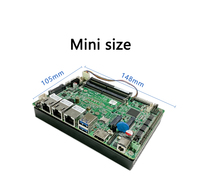 Core I3 i5 i7 Mini ITX placa base mini pc WiFi Board Plus 16x para máquina publicitaria