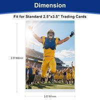Protector de Tarjetas Ultra Transparente al por Mayor, 100 Unidades, Fundas Protectoras Suaves para Tarjetas Coleccionables, Fundas para Tarjetas de Juego TCG, Deportes, Béisbol, Pokémon