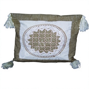 Eco Friendly Juco Fabric Cushion <b>Cover</b> Made with Durable Jute Cotton Blend Rustic Texture and Stylish Handmade Design - Product Image 1