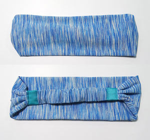 شعار مخصص الرطوبة فتل واسع اليوغا اللياقة البدنية تجريب الرياضة الجري عدم الانزلاق العصابة عقال - Product Image 5