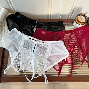 Perizoma Estivo Sexy da Donna, Sottile, con Vita Alta, Design Aperto, Allacciatura Staccabile, Traspirante, con Apertura in Cotone - Product Image 6