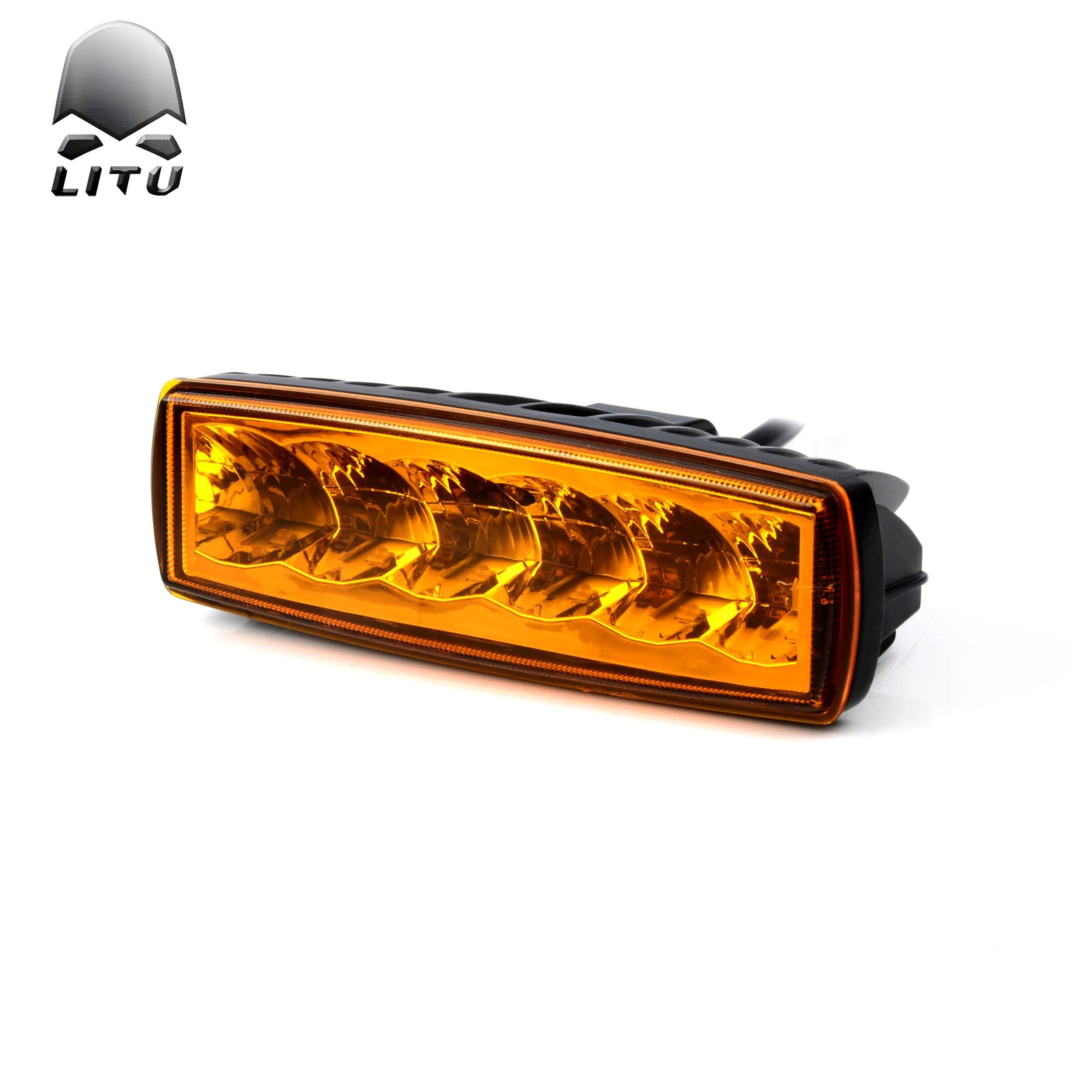 Nuovissimo 6 "4D 18W Super sottile luce da lavoro a Led per luci di guida Offroad Led luce di marcia diurna DRL faretto di lavoro 12V 24V