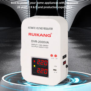 RUIKANG 2000VA stabilisateur <span class=keywords><strong>de</strong></span> <span class=keywords><strong>tension</strong></span> DVR mural monophasé AC 50Hz <span class=keywords><strong>limiteur</strong></span> électrique pour matériel <span class=keywords><strong>de</strong></span> PC d'affaires à domicile - Product Image 3