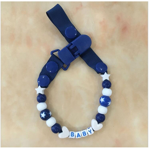 25cm <strong>Dummy</strong> Clips Holder Soother Nipple Leash Strap Chain Baby Pacifier Tape - Product Image 1