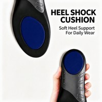 Semelles orthopédiques anti-fatigue pour le sport, absorption des chocs, talonnette profonde pour pieds plats et surpronation