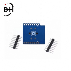 ปุ่มป้องกันแบบปุ่มเดียวสำหรับ WeMos D1 Mini ปุ่มสำหรับ Wemos DIY แผงวงจรอิเล็กทรอนิกส์ PCB โมดูลปุ่ม D1 Mini - Product Image 3