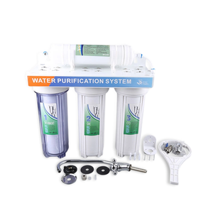 Sistema de Filtro de Agua Doméstico de Ósmosis <span class=keywords><strong>Inversa</strong></span> de Cuatro Etapas, de Plástico, para Agua Potable - Product Image 1
