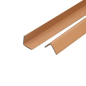 L-shaped Kraft Paper Edge Corner Protectors For Cushioning Corners