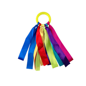 Aros de arcoíris con cintas para actuaciones de danza infantil y eventos escolares - Product Image 2