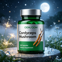 Complément alimentaire en capsules de Cordyceps pour adultes, soutien immunitaire, 60 capsules