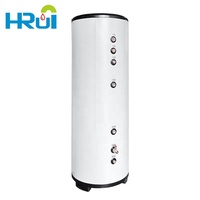 Herui 250L Inox Cylindre EVI Air to Water Pompe à chaleur Chauffe-eau Tampon chauffant au sol Réservoir de stockage avec technologie de pompe à chaleur