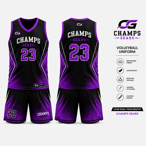 Fabricante de Uniformes de Voleibol al por Mayor, Conjunto de Camiseta y Pantalones Cortos Personalizados para Equipos, Ropa Deportiva de Alto Rendimiento para Clubes - Product Image 4