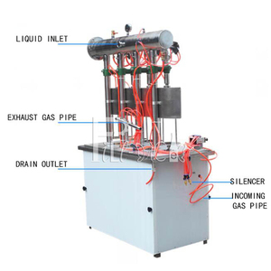 Máy chiết rót nước ngọt có ga bằng khí CO2 đẳng áp tự động bán tự động 4 đầu phun cho chai nhựa/chai thủy tinh - Product Image 6