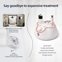 Appareil de microdermabrasion au diamant 3 en 1, jet d'oxygène, peeling, haute fréquence, nettoyage des pores du visage, blanchiment de la peau