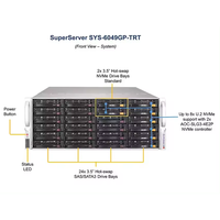 Supermicro SYS-6049GP-TRT AI Deep Learning Rack Server 20 * GPU Calcul haute performance 4U Xeon CPU 16 Go DDR4 HDD + SSD Stock