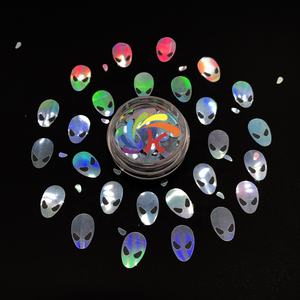 Halloween Combo forma di zucca Glitter all'ingrosso per la <span class=keywords><strong>decorazione</strong></span> rinfusa pipistrello Glitter decorazioni natalizie - Product Image 3