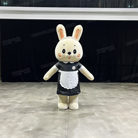 Poupée publicitaire gonflable la plus populaire, Mascotte gonflable en peluche, Costume gonflable de personnage de dessin animé mobile